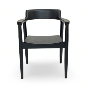Hanna Carver Chair - Matt Black